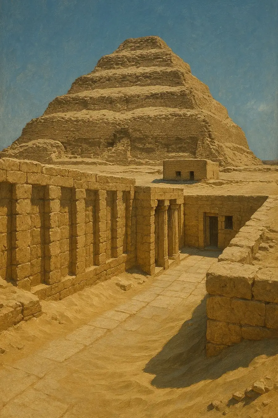 The Step Pyramid of Djoser at Saqqara