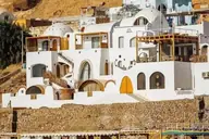 A colourful Nubian village near Aswan