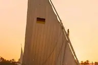 Sailing a felucca on the Nile